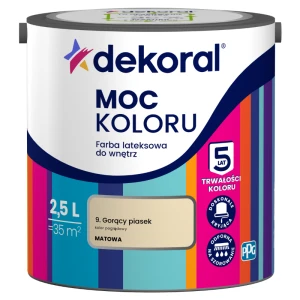  Dekoral farba lateksowa Moc koloru Gorący Piasek 2,5 l