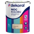 Dekoral farba lateksowa Moc koloru Beżowy jasny 5L