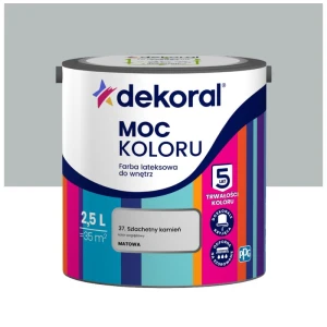 Dekoral farba lateksowa Moc koloru szlachetny kamień 2,5 l
