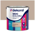 Dekoral farba lateksowa Moc koloru Karmelowy Beż 2,5 l