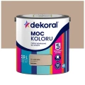 Dekoral farba lateksowa Moc koloru Caffe Latte 2,5 l