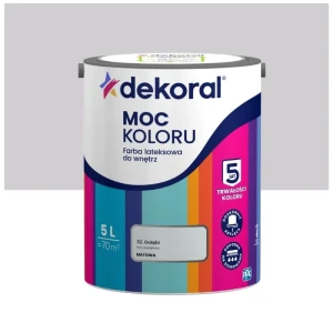 Dekoral farba lateksowa Moc koloru Gołębi 5L