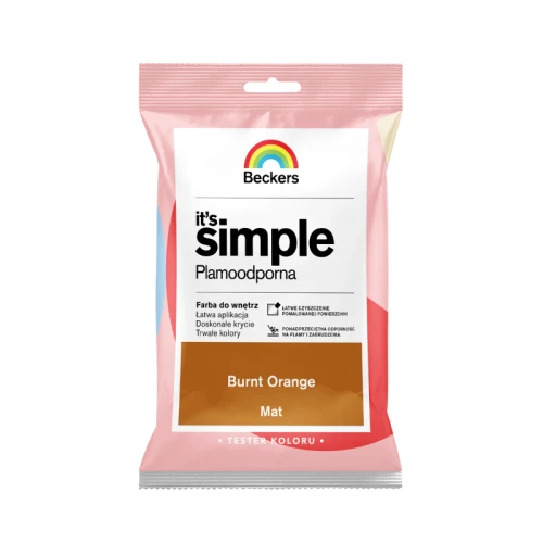 Beckers It’s Simple Burnt Orange - tester 0,05 l