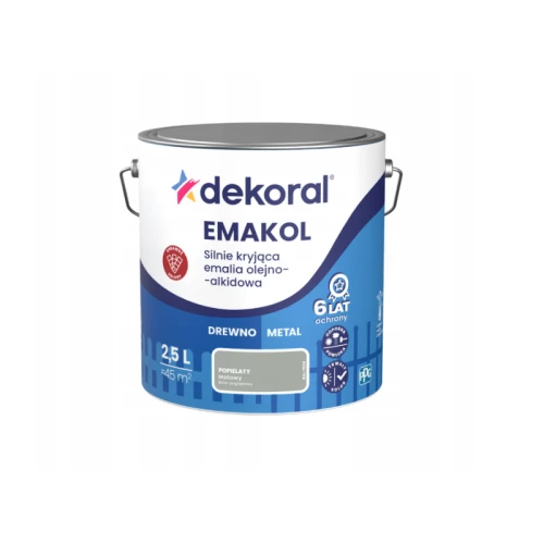 Dekoral Emakol Strong Popielaty Mat 2,5L