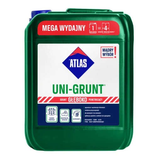 ATLAS UNI GRUNT Szybkoschnąca emulsja gruntująca 10 kg
