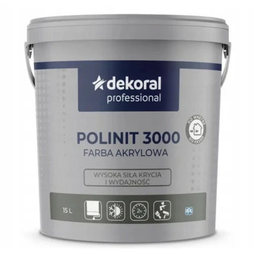 Dekoral Professional Polinit 3000 biała matowa farba akrylowa 15L