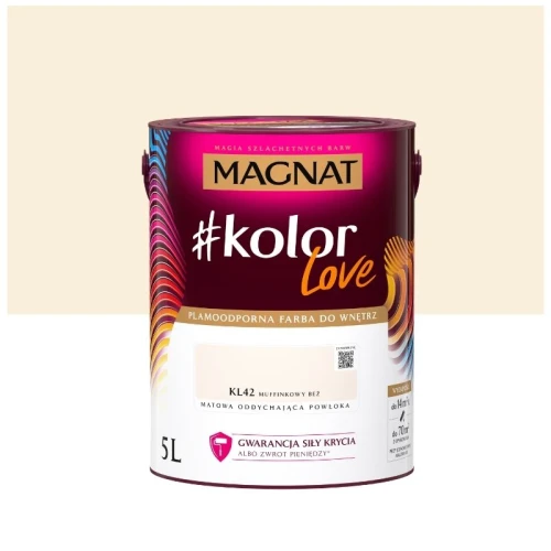 MAGNAT Farba #kolorLove KL42 muffinkowy beż 5L