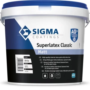 Sigma farba lateksowa Superlatex Classic Mat baza LN 10 L