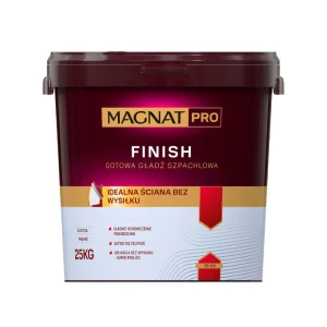 MAGNAT PRO FINISH Gotowa gładź szpachlowa 25 kg śnieżnobiała