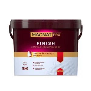 MAGNAT PRO FINISH Gotowa gładź szpachlowa 18 kg śnieżnobiała
