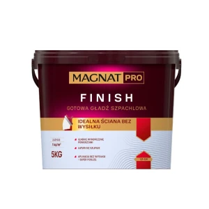 MAGNAT PRO FINISH Gotowa gładź szpachlowa 5 kg śnieżnobiała