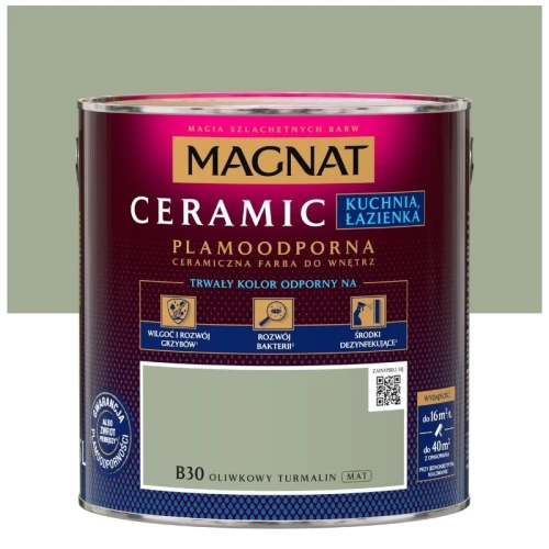 MAGNAT Ceramic Kuchnia Łazienka B30 Oliwkowy Turmalin 2,5L