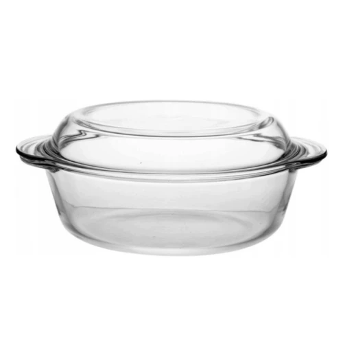 FLORINA Naczynie szkło żaroodporne z pokrywką owalne Ovenpro 2,9L