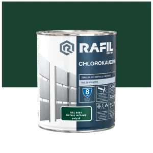 RAFIL Chlorokauczuk RAL 6005 zielony mchowy połysk 0,75L