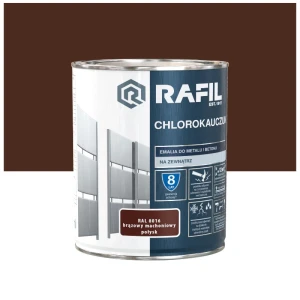 RAFIL Chlorokauczuk RAL 8016 brązowy mahoniowy połysk 0,75L