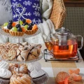 KonigHOFFER Dzbanek szklany z zaparzaczem stalowym Medea 1,2L