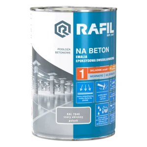RAFIL Na Beton Emalia epoksydowa składnik 1 szary okienny RAL 7040 0,63L