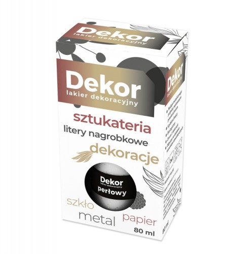 Inchem Dekor Lakier dekoracyjny 80 Ml Perłowy