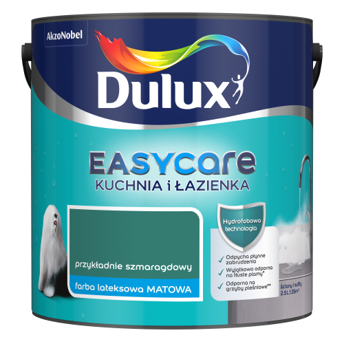 Dulux Easycare Kuchnia Łazienka Przykładnie szmaragdowy 2,5L