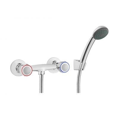 Deante Bateria Teno Chrom Natryskowa BON041D