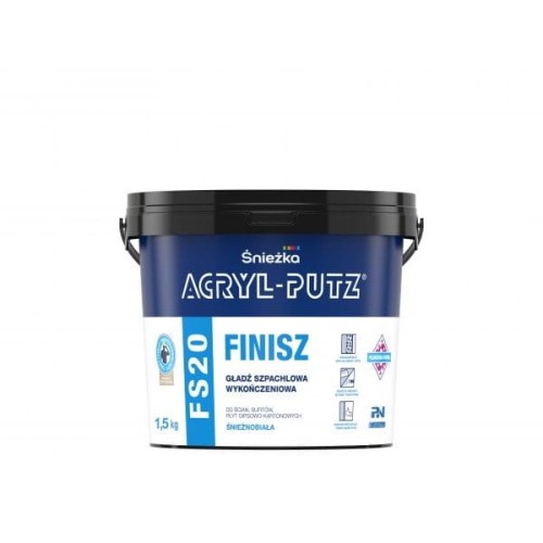 ŚNIEŻKA ACRYL-PUTZ FS20 FINISZ 1,5KG