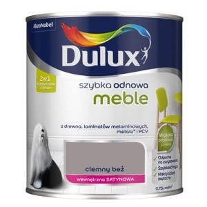 Farba Dulux Szybka Odnowa Meble 0,75l Ciemny beż