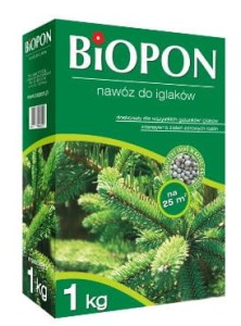 BIOPON Nawóz do iglaków 1kg granulat