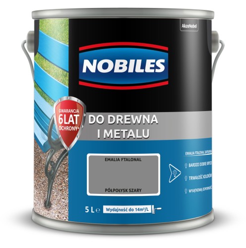 NOBILES EMALIA FTALONAL SZARY 5 L