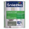 ŚNIEŻKA SUPERMAL Emalia olejno-ftalowa popielaty połysk RAL7023 0,8L