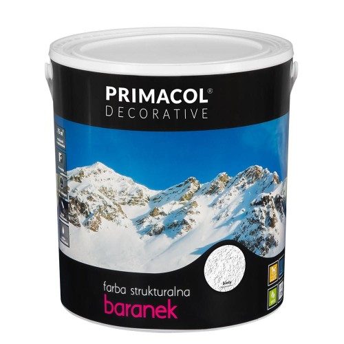 FARBA PRIMACOL FARBA BARANEK BIAŁA 5L
