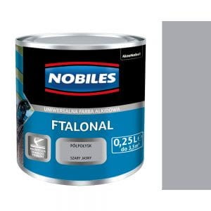 NOBILES FTALONAL FARBA ALKIDOWA SZARY JASNY 0,25 L