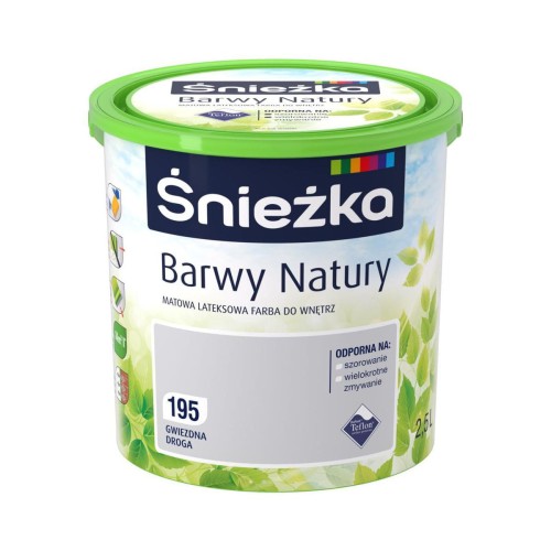 FARBA ŚNIEŻKA LATEKSOWA BARWY NATURY GWIEZDNA DROGA 5L