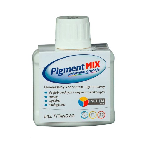 Inchem Pigment Mix 80ml Biel Tytanowa