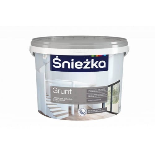 FARBA ŚNIEŻKA EMULSJA LATEKSOWA GRUNT BIAŁY 3L 