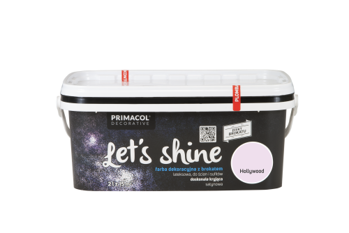 PRIMACOL DECORATIVE Farba Let's shine 2 l Hollywood - Farba z brokatem