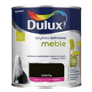 Farba Dulux Szybka Odnowa Meble 0,75l Czarny