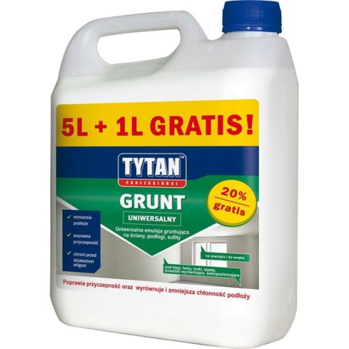 TYTAN EMULSJA GRUNTUJĄCA 6L