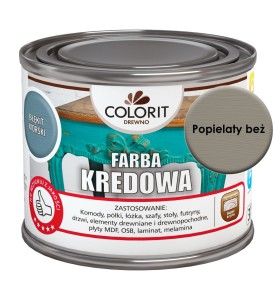 Colorit Farba Kredowa Do Drewna Popielaty Beż 375Ml