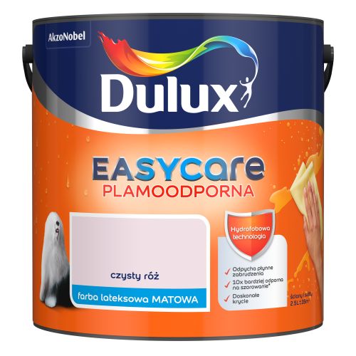 DULUX EASYCARE CZYSTY RÓŻ 2,5L