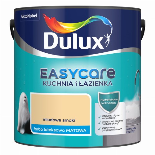 DULUX EASYCARE Kuchnia &amp; Łazienka Miodowe smaki 2,5L