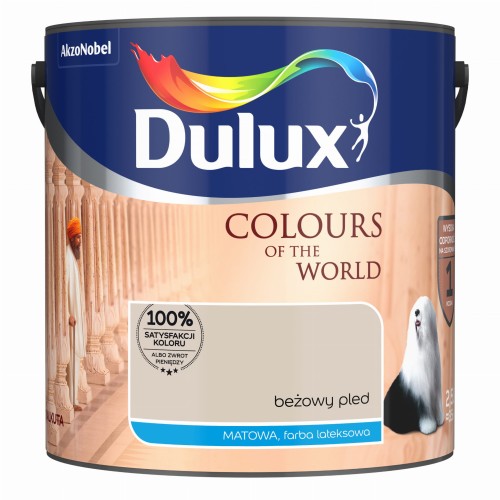 DULUX KOLORY ŚWIATA BEŻOWY PLED 2,5L