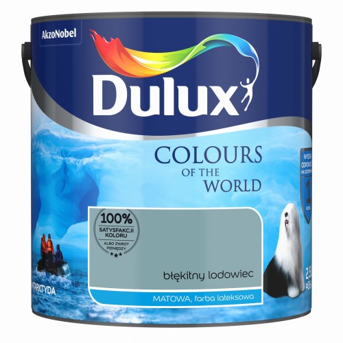 DULUX Kolory Świata Błękitny Lodowiec 2,5L