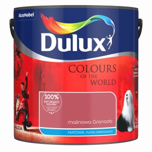 DULUX KOLORY ŚWIATA MALINOWA GRANADA 2,5L