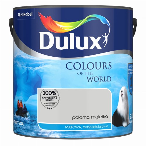 DULUX KOLORY ŚWIATA POLARNA MGIEŁKA 2,5L