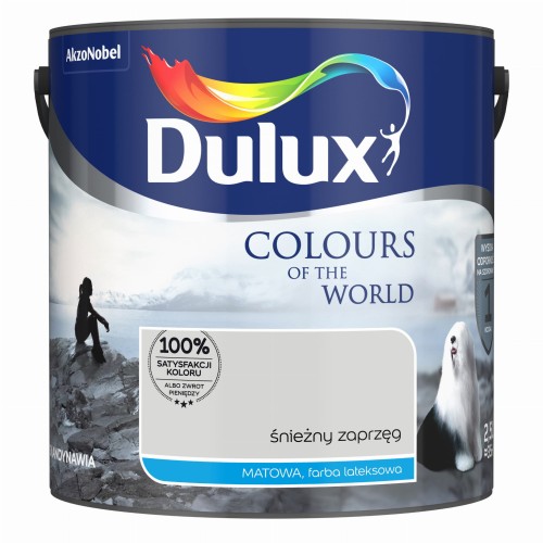 DULUX KOLORY ŚWIATA ŚNIEŻNY ZAPRZĘG 2,5L
