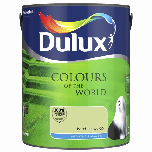 DULUX KOLORY ŚWIATA BAMBUSOWY GAJ 5L