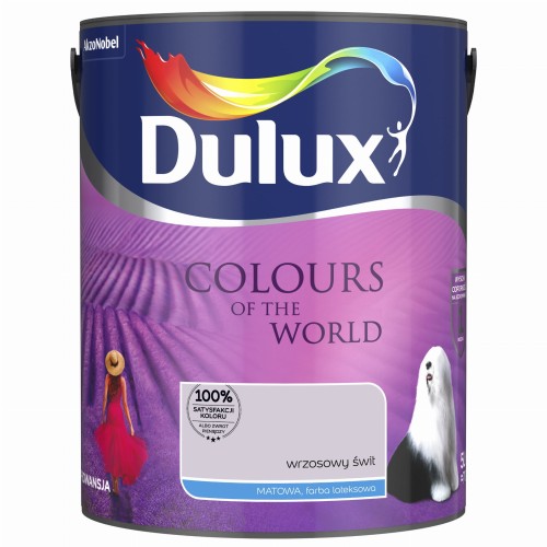 DULUX KOLORY ŚWIATA WRZOSOWY ŚWIT 5L