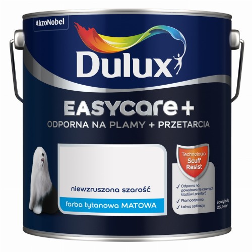 Farba Dulux EasyCare+ Niewzrusz. Szarość 2,5L