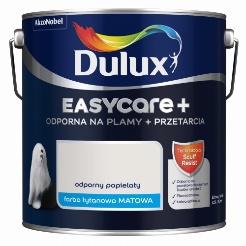 Farba Dulux EasyCare+ Odporny Popielaty 2,5L