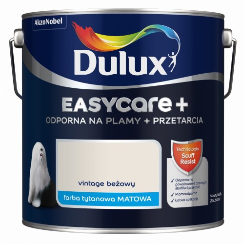 Farba Dulux EasyCare+ Vintage Beżowy 2,5L